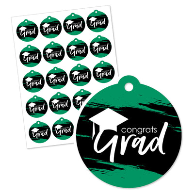 Green Grad - Best is Yet to Come - Green Graduation Party Favor Gift Tags (Set of 20)
