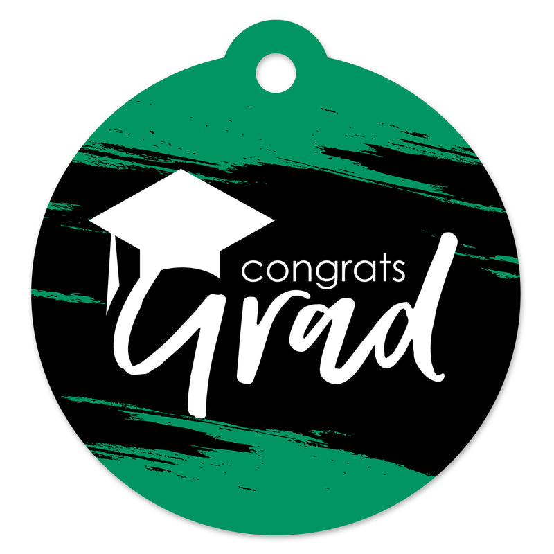 Green Grad - Best is Yet to Come - Green Graduation Party Favor Gift Tags (Set of 20)