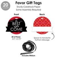 Red Grad - Best is Yet to Come - Red Graduation Party Favors and Cupcake Kit - Fabulous Favor Party Pack - 100 Pieces