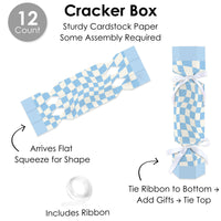 Checkered Cracker Boxes - 12 Ct