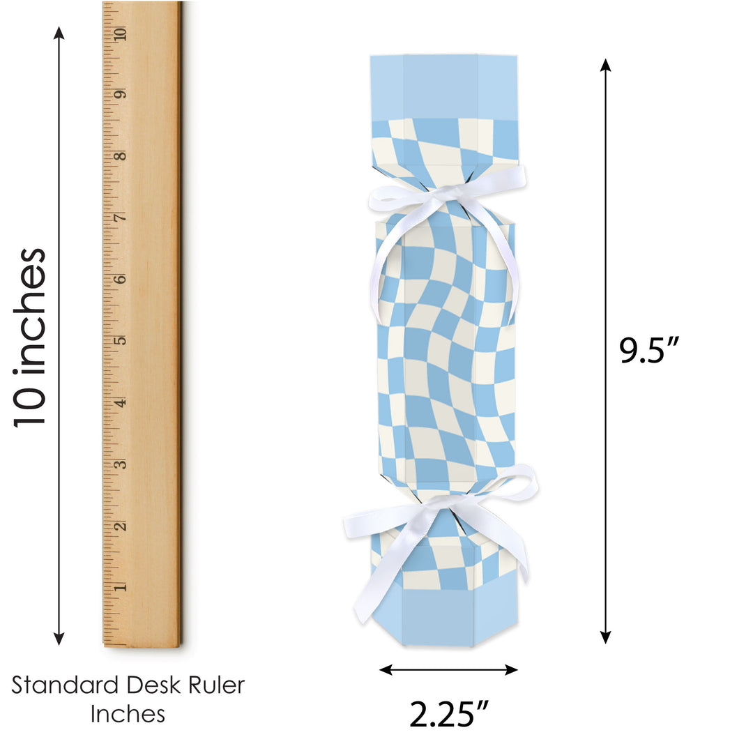Checkered Cracker Boxes - 12 Ct