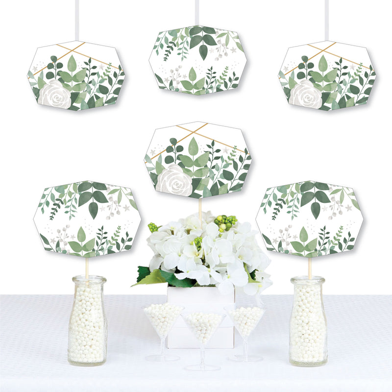 Boho Botanical - Decorations DIY Greenery Party Essentials - Set of 20