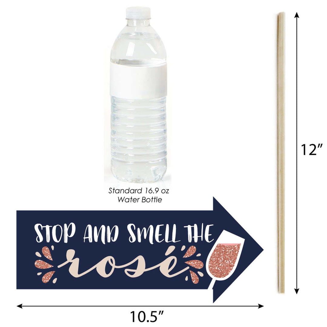 Funny But First, Wine - 10 Piece Wine Tasting Party Photo Booth Props Kit