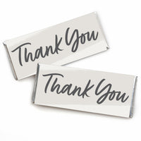 Champagne Elegantly Simple - Candy Bar Wrapper Guest Party Favors - Set of 24