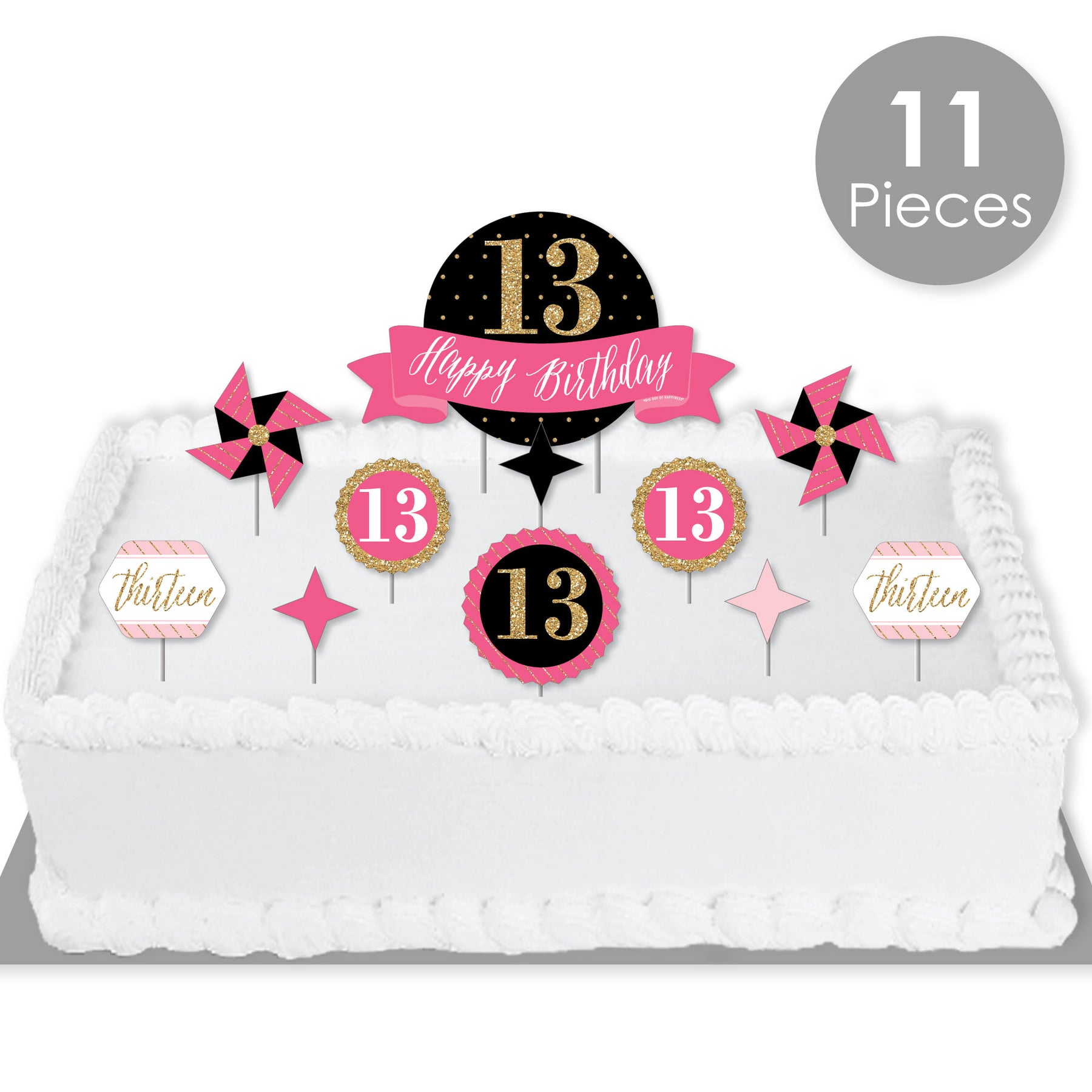 ZYOZI Hello Teen 13 Cake Topper, Rose Gold Glitter 13th Birthday Cake  Decoration, Happy 13th Birthday Cake Topper, 13th Birthday Decorations for Girl  Cake Topper Price in India - Buy ZYOZI Hello