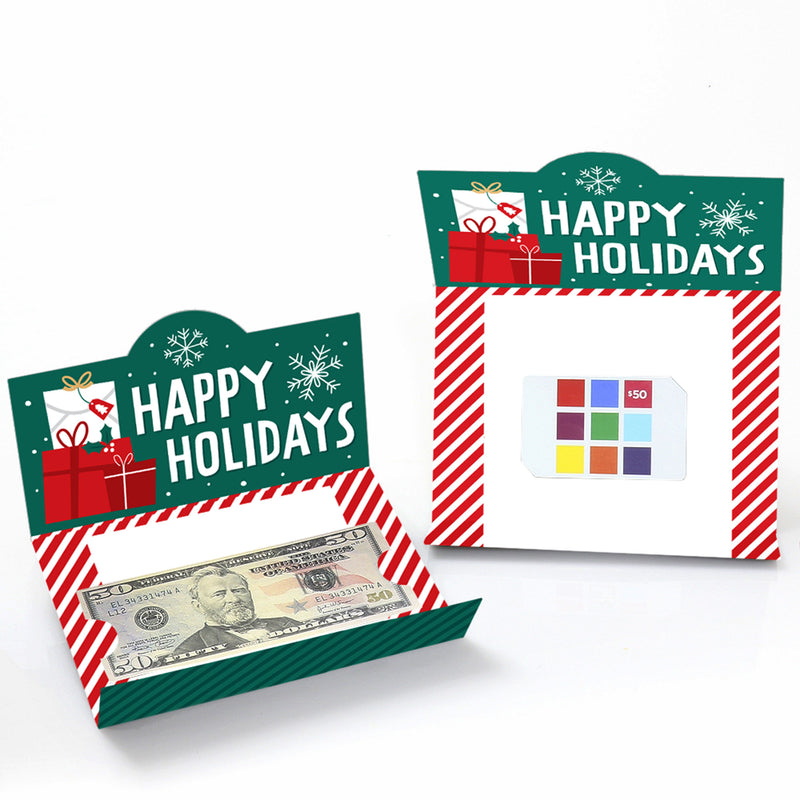 Christmas Delivery Drivers Appreciation - Thank You Mail Carriers Money And Gift Card Holders - Set of 8