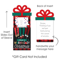 Christmas Pajamas - Holiday Plaid PJ Party Money and Gift Card Sleeves - Nifty Gifty Card Holders - Set of 8