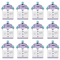 Dental School Grad - Treat Box Party Favors - Dentistry and Hygienist Graduation Party Goodie Gable Boxes - Set of 12