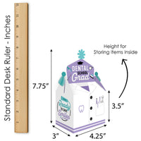 Dental School Grad - Treat Box Party Favors - Dentistry and Hygienist Graduation Party Goodie Gable Boxes - Set of 12