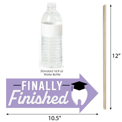 Funny Dental School Grad - Dentistry and Hygienist Graduation Party Photo Booth Props Kit - 10 Piece