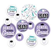 Dental School Grad - Dentistry and Hygienist Graduation Party Giant Circle Confetti - Party Decorations - Large Confetti 27 Count