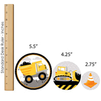 Dig It - Construction Party Zone - Baby Shower or Birthday Party Decor and Confetti - Terrific Table Centerpiece Kit - Set of 30