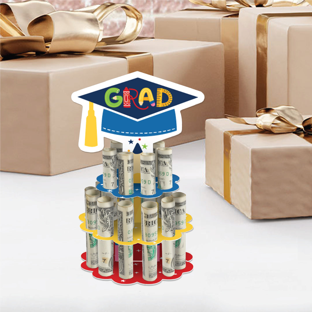 Kindergarten Grad Cash Cake - 1 Ct