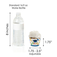 Kindergarten Grad - Cupcake Decoration - 4K Preschool Kids Graduation Party Cupcake Wrappers and Treat Picks Kit - Set of 24