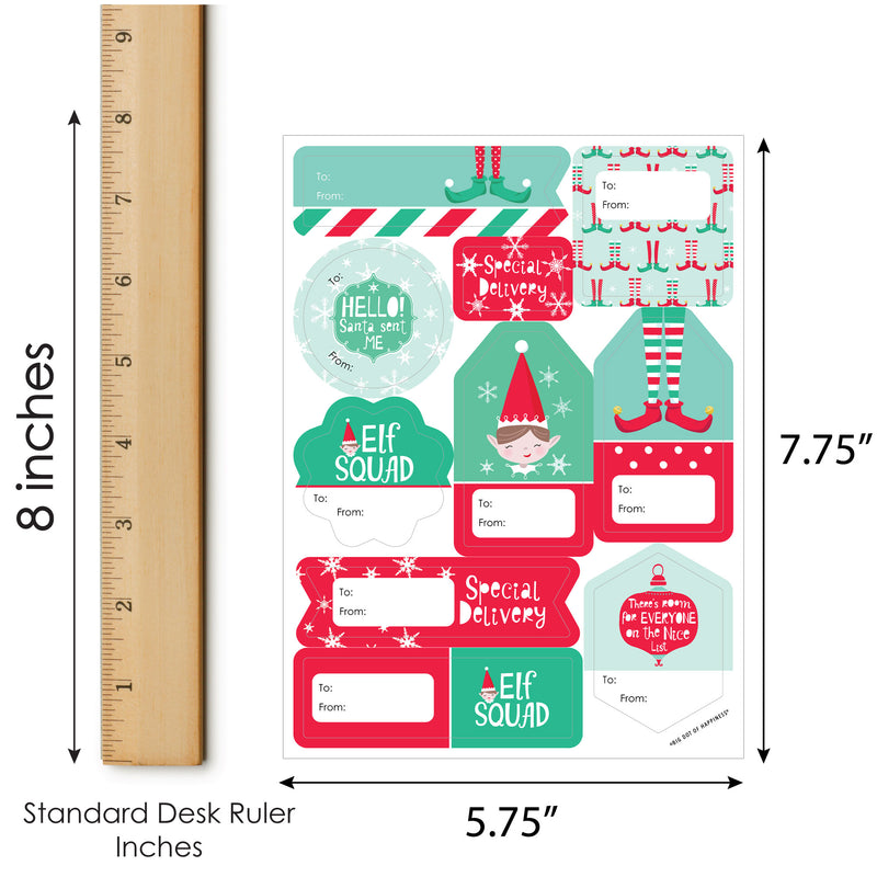 Elf Squad - Assorted Kids Elf Christmas and Birthday Party Gift Tag ...