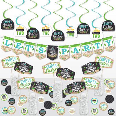 Empty Nesters - Empty Nest Party Supplies Decoration Kit - Decor Galore Party Pack - 51 Pieces