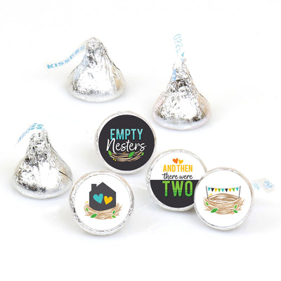 Empty Nesters - Empty Nest Party Round Candy Sticker Favors - Labels Fit Chocolate Candy (1 sheet of 108)