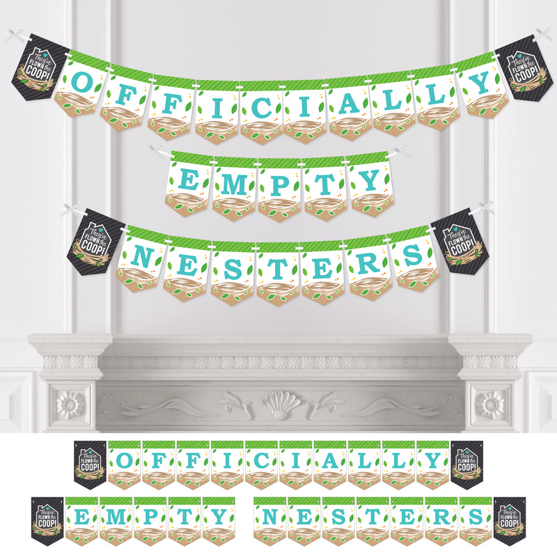 Empty Nesters - Empty Nest Party Bunting Banner - Party Decorations - Official Empty Nesters