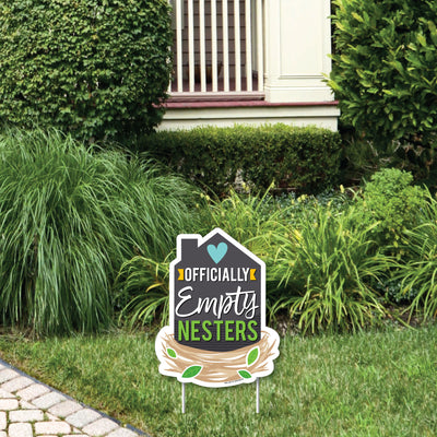 Empty Nesters - Outdoor Lawn Sign - Empty Nest Party Yard Sign - 1 Piece