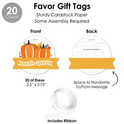 Fall Pumpkin - Halloween or Thanksgiving Party Favors and Cupcake Kit - Fabulous Favor Party Pack - 100 Pieces
