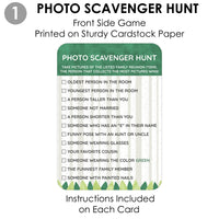 Family Tree Reunion - 2-in-1 Family Gathering Party Cards - Activity Duo Games - Set of 20