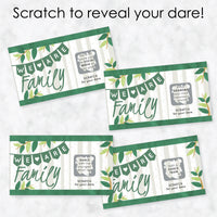 Family Tree Reunion - Family Gathering Party Game Scratch Off Dare Cards - 22 Count