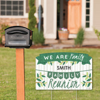 Family Tree Reunion - Family Gathering Party Yard Sign Lawn Decorations - Personalized We Are Family Party Yardy Sign