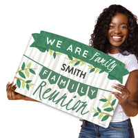 Family Tree Reunion - Family Gathering Party Yard Sign Lawn Decorations - Personalized We Are Family Party Yardy Sign