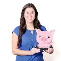 Farm Animals - Barnyard Lawn Decorations - Outdoor Baby Shower or Birthday Party Yard Decorations - 10 Piece