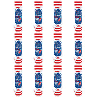 Firecracker 4th of July - No Snap Red, White and Royal Blue Party Table Favors - DIY Cracker Boxes - Set of 12