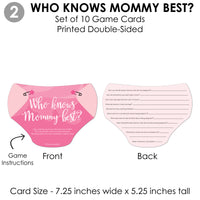 Pink Flamingo - 4 Tropical Summer Baby Shower Games - 10 Cards Each - Gamerific Bundle