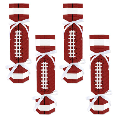 End Zone - Football - No Snap Baby Shower or Birthday Party Table Favors - DIY Cracker Boxes - Set of 12