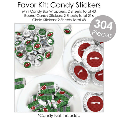 End Zone - Football - Baby Shower or Birthday Party Supplies - Banner Decoration Kit - Fundle Bundle