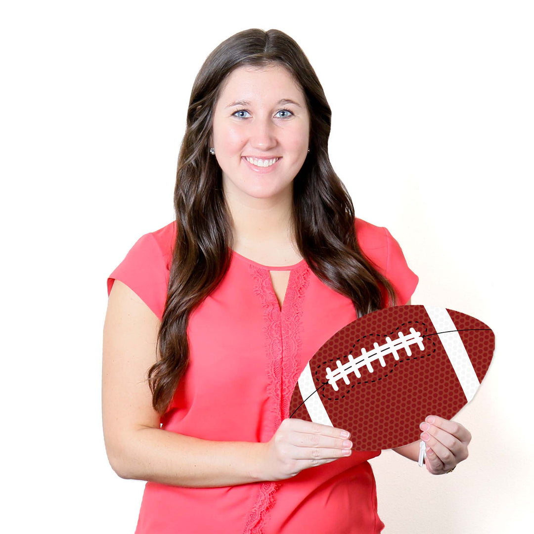End Zone - Football - Lawn Decorations - Outdoor Baby Shower or Birthday Party Yard Decorations - 10 Piece
