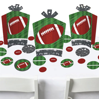 End Zone - Football - Baby Shower or Birthday Party Decor and Confetti - Terrific Table Centerpiece Kit - Set of 30