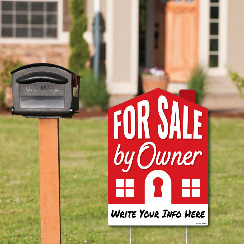 For Sale By Owner - Home Real Estate Welcome Yard Sign