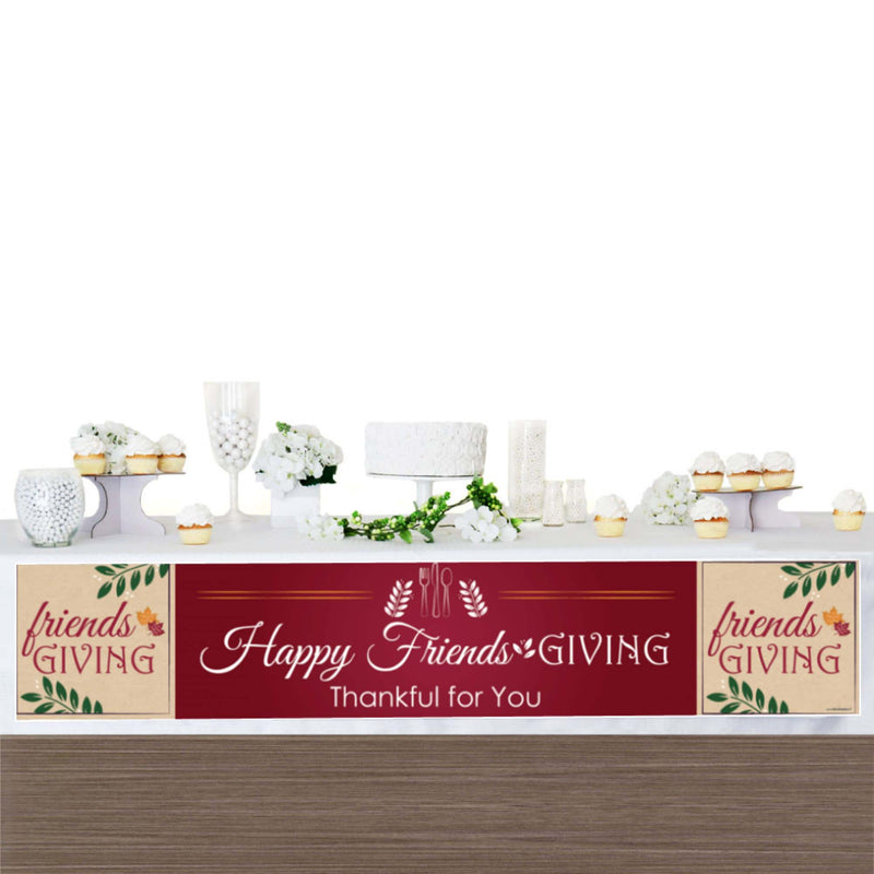 Friends Thanksgiving Feast - Friendsgiving Party Banner