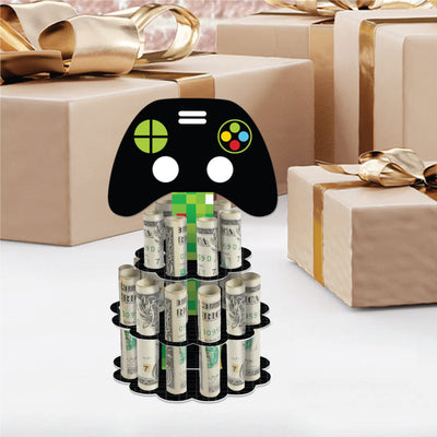 Game Zone - DIY Pixel Video Game Party or Birthday Party Money Holder Gift - Cash Cake