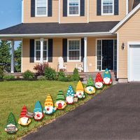 Garden Gnomes - Lawn Decorations - Outdoor Forest Gnome Party Yard Decorations - 10 Piece