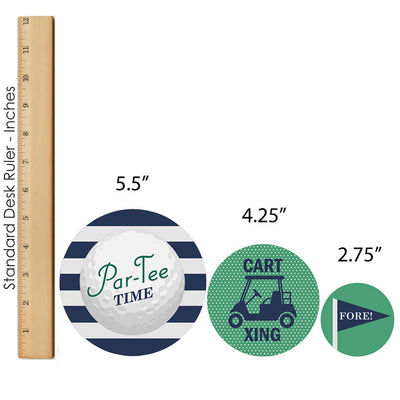 Par-Tee Time - Golf - Birthday or Retirement Party Decor and Confetti - Terrific Table Centerpiece Kit - Set of 30