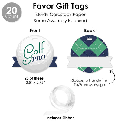 Par-Tee Time - Golf - Birthday or Retirement Party Favors and Cupcake Kit - Fabulous Favor Party Pack - 100 Pieces
