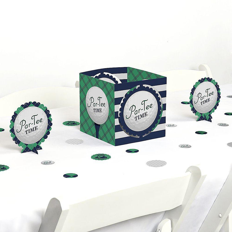 Par-Tee Time - Golf - Birthday or Retirement Party Centerpiece and Table Decoration Kit