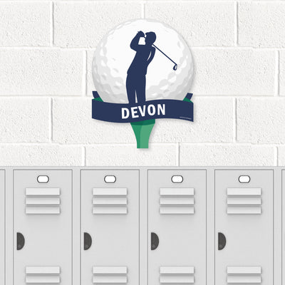 Golf School Spirit - Personalized Senior Night or Graduation Party Wall Decoration - Involvement Sign