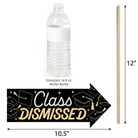 Funny Goodbye High School, Hello College - Graduation Party Photo Booth Props Kit - 10 Piece