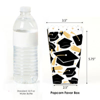 Goodbye High School, Hello College - Graduation Party Favor Popcorn Treat Boxes - Set of 12