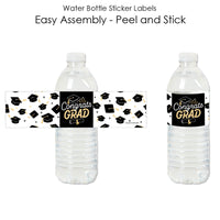 Goodbye High School, Hello College - Graduation Party Water Bottle Sticker Labels - Set of 20