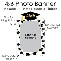 Goodbye High School, Hello College - DIY Graduation Party Decor - K-12 School Picture Display - Photo Banner