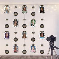 Goodbye High School, Hello College - Graduation Party DIY Backdrop Decor - Hanging Vertical Photo Garland - 35 Pieces