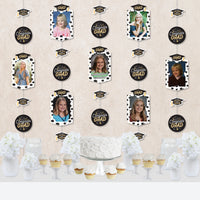 Goodbye High School, Hello College - Graduation Party DIY Backdrop Decor - Hanging Vertical Photo Garland - 35 Pieces