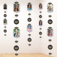 Goodbye High School, Hello College - Graduation Party DIY Backdrop Decor - Hanging Vertical Photo Garland - 35 Pieces